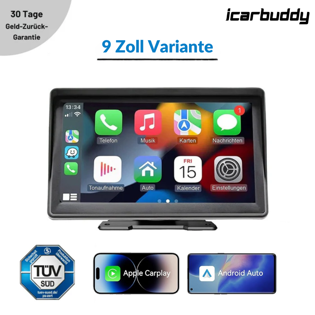 Carplay Display- Einfache Installation mit speziellen Klebestreifen