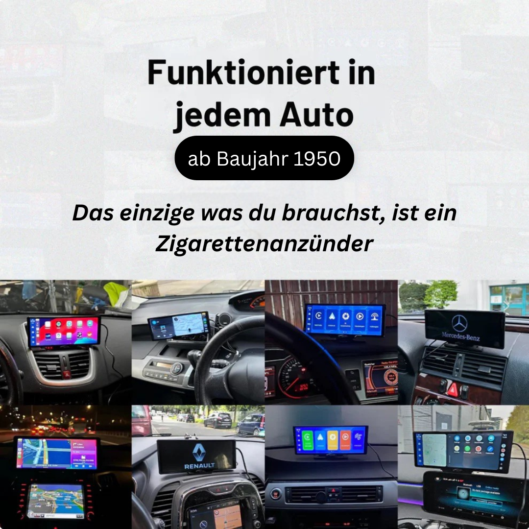 Carplay Display- Einfache Installation mit speziellen Klebestreifen
