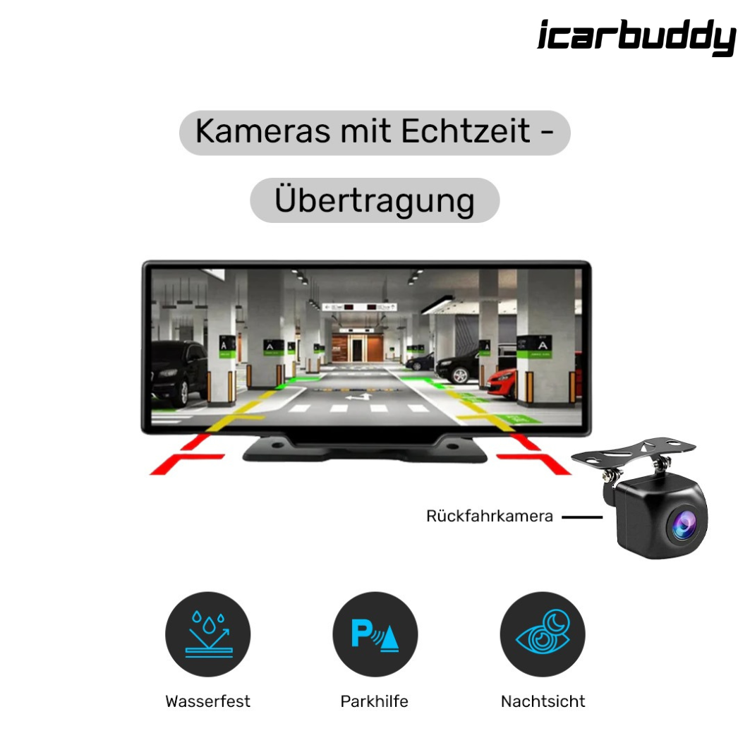 Carplay Display- Einfache Installation mit speziellen Klebestreifen