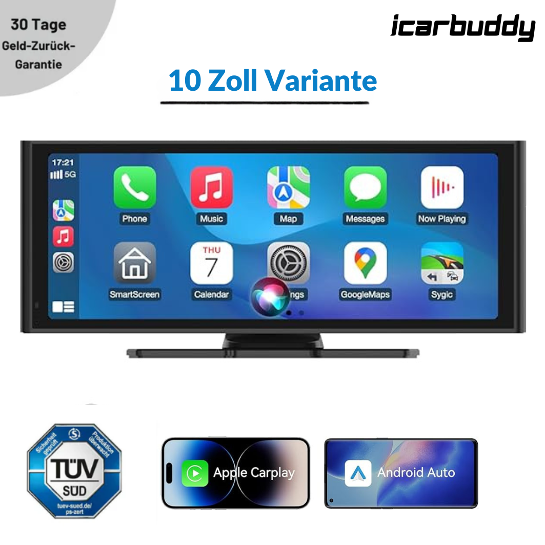 Carplay Display- Einfache Installation mit speziellen Klebestreifen